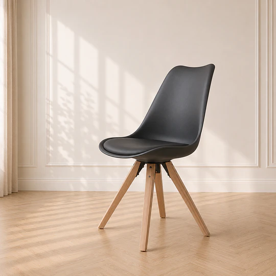 Silla Tulip Nordic cooper polipropileno con cojin /silla comedor reunion restaurante moderna