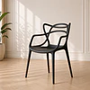 Silla Masters de Polipropileno Apilable Unicolor – Diseño Contemporáneo/ Terraza comedor restaurant