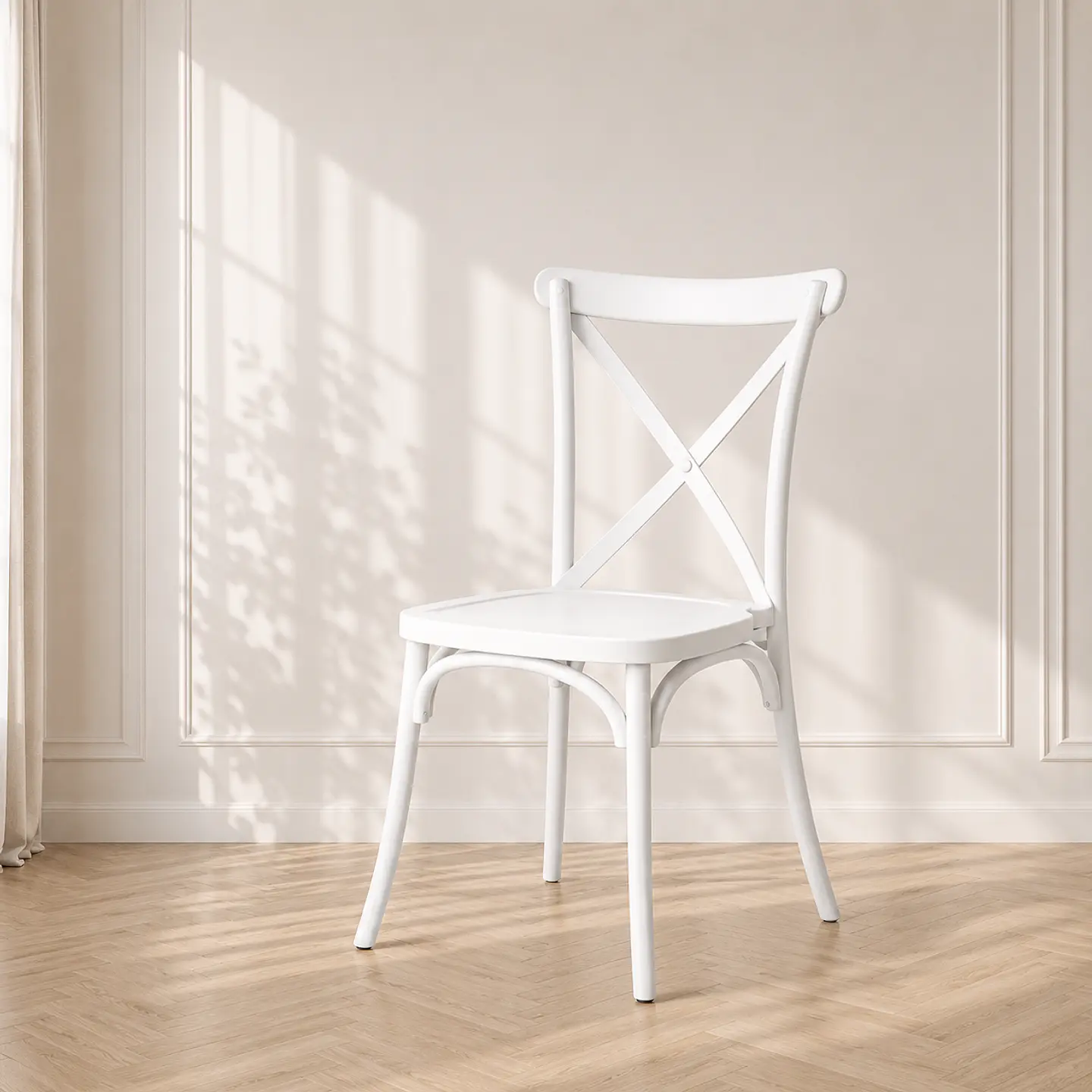 Silla Danubio Crossback Polipropileno Blanco 1