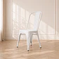 Silla Tolix Metal Blanco -Comedor Terraza Restaurante  - Miniatura 1