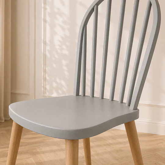 Pack de 4 Silla Dublin Windsor polipropileno metal firme / comedor terraza