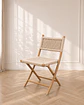 Pack 4 Silla Nido Plegable de Madera Natural Tejida - Miniatura 3