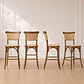 Taburete Bar Alto Crossback Madera Café 66cm - Miniatura 1