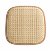 Pack 4 Taburete Bar Crossback Yute Ratán Madera Walnut Cafetería Restaurante evento