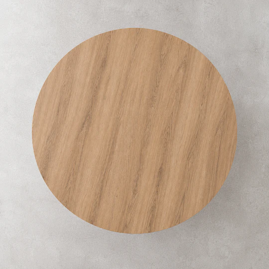 Mesa Redonda Argo Madrid Warwick Cross wood Black con 4 Sillas Tulip Nordic con cojin y madera- Comedor