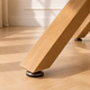 Mesa Redonda Argo Madrid Warwick de MDF y Estructura Cross Metálica Wood– comedor interior