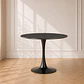 Mesa Redonda Tulip 80cm MDF y Base Meta firme- comedor restaurant cafeterias terraza interior - Miniatura 1