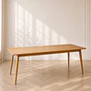 Mesa Zeus Expandible 160 a 200 cm Melamina Metal Comedor 6 a 8 Personas
