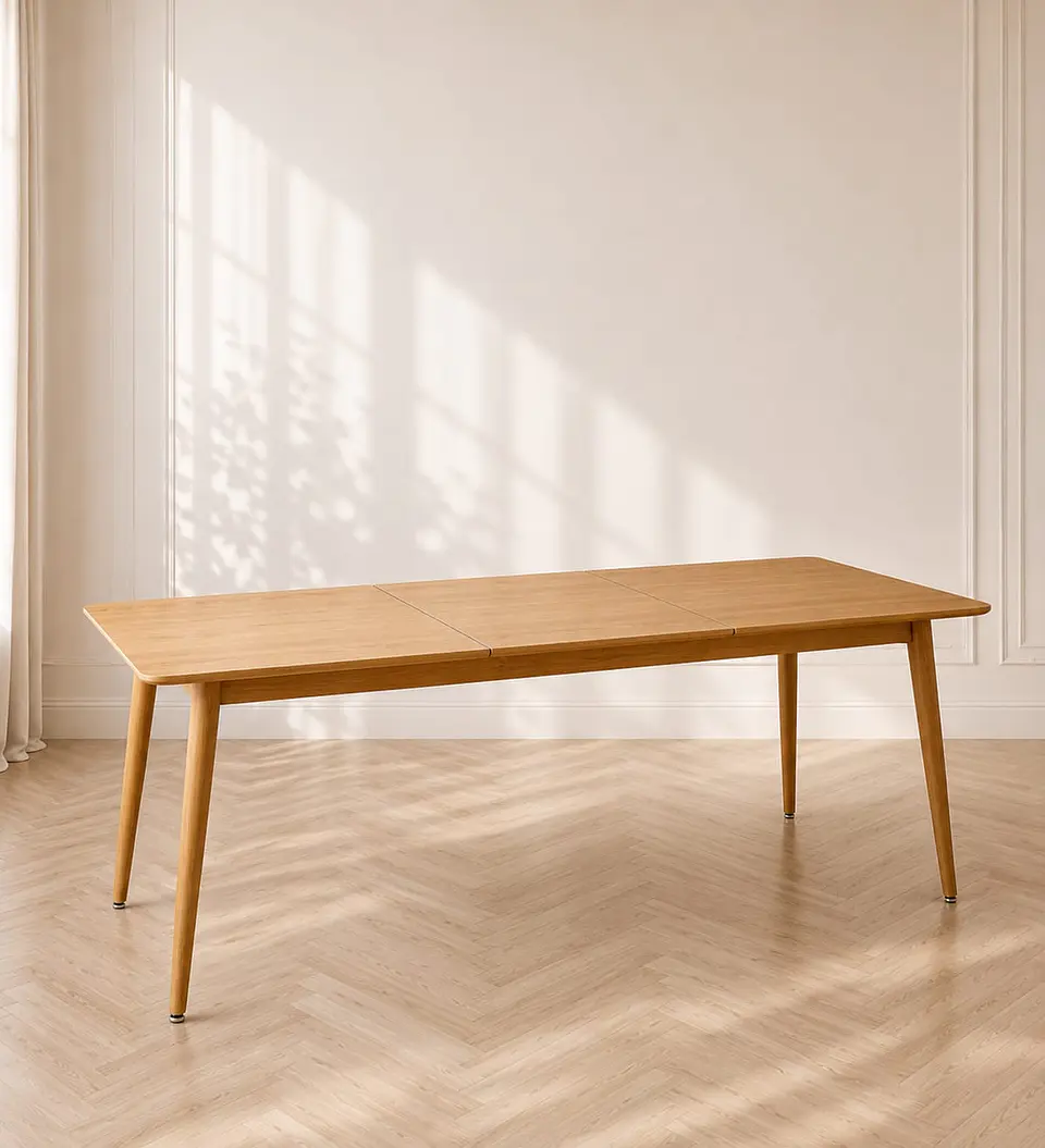 Mesa Zeus Expandible 160 a 200 cm Melamina Metal Comedor 6 a 8 Personas 3