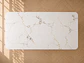 Mesa Rectangular Calacatta de Cuarzo 140x80 para Comedor Reunión oficina - Miniatura 2