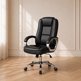 Silla de Oficina Escritorio premium Ejecutiva Magnus Cuero Sintético