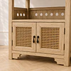 Mueble Auxiliar Siena Rattan Melamina Comedor Living Dormitorio tv