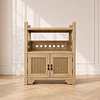 Mueble Auxiliar Siena Rattan Melamina Comedor Living Dormitorio tv