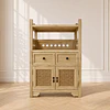Organizador Gabinete Siena Rattan con Cajones