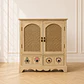 Gabinete Siena Rattan Melamina Comedor Living Dormitorio 74cm - Miniatura 1
