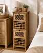 Organizador Siena Rattan 4 Niveles Melamina Dormitorio Living Baño - Miniatura 1