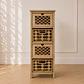 Organizador Siena Rattan 4 Niveles Melamina Dormitorio Living Baño - Miniatura 3