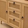 Aparador Buffet Siena Rattan Melamina Comedor Living Recepción