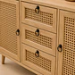 Aparador Buffet Siena Rattan Melamina Comedor Living Recepción - Miniatura 3
