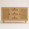 Aparador Buffet Siena Rattan Melamina Comedor Living Recepción