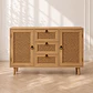 Aparador Buffet Siena Rattan Melamina Comedor Living Recepción - Miniatura 1