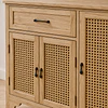 Aparador Buffet Alto Siena Rattan Melamina Comedor Living Recepción