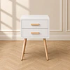 Velador Eames Blanco MDF Dormitorio Living