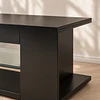 Rack TV LED Negro Moderno 135 cm Living Sala de Estar