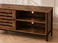 Rack Rustic Terra MDF y Metal 110cm- TV Living Dormitorio - Miniatura 3