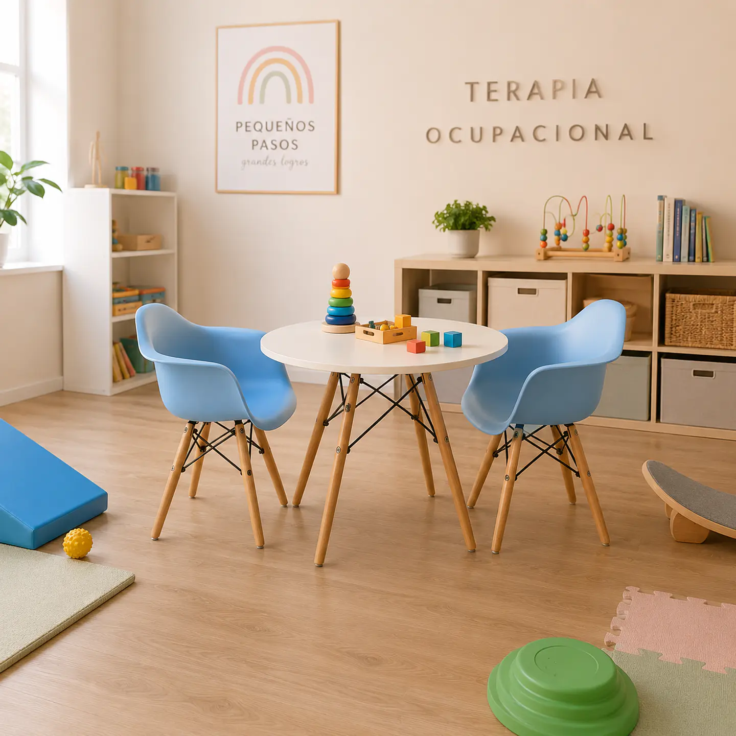  Butaca celestes Kids Jardín Infantil con apoyabrazos 3