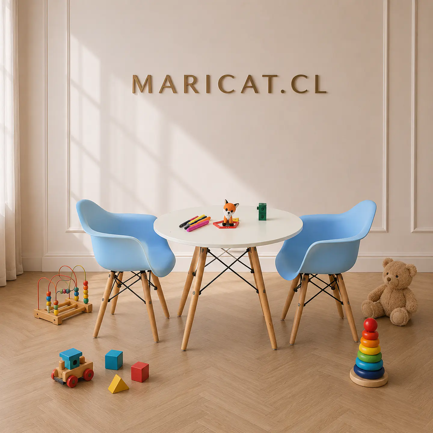  Butaca celestes Kids Jardín Infantil con apoyabrazos 4