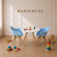  Butaca celestes Kids Jardín Infantil con apoyabrazos - Miniatura 4