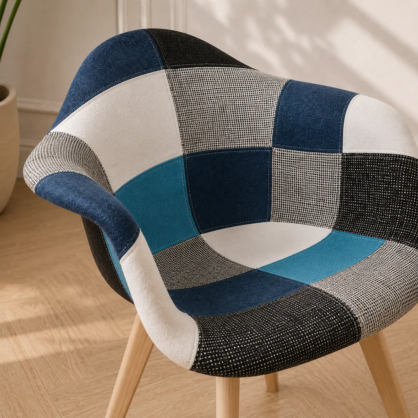 Butaca Sitial Patchwork Tulip Tela 2