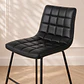 Taburete Bar Milano Eco Cuero Negro Black- Cocina restaurant - Miniatura 2