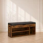 Banqueta Zapatero Gilard MDF Melamina Asiento Baúl -Recibidor Dormitorio multiuso - Miniatura 1