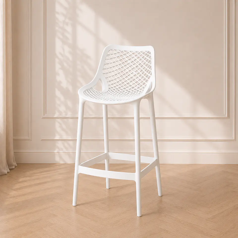 Taburete Bar Stool Polipropileno - cocina restaurant terraza  3