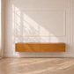 Rack Ola MDF flotante wood - Tv living dormitorio - Miniatura 1