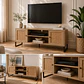 Rack o Buffet MDF Rattan 120cm- TV living dormitorio - Miniatura 5