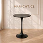 Mesa Tulip Bar Brisa MDF Metal Negro 70cm- Terraza Restaurante Eventos - Miniatura 1