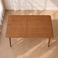 Mesa Rectangular 160x80 Vema de MDF Walnut- Comedor Restaurant Reunión Oficina - Miniatura 1