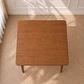 Mesa Vema Cuadrada 60x60cm de Madera Natural – Diseño cafetería terraza - Miniatura 2