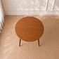 Mesa Redonda Vema Madera MDF Walnut- comedor restaurant cafeteria reunion - Miniatura 2