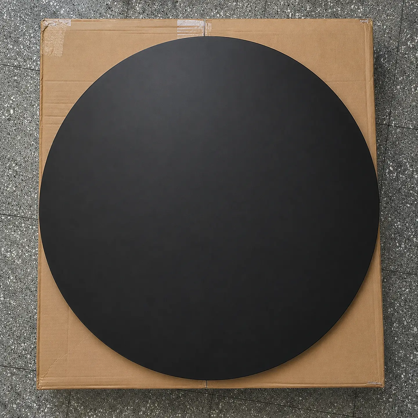 Mesa Redonda Vema MDF Negro Black- comedor restaurant cafeteria reunion 2