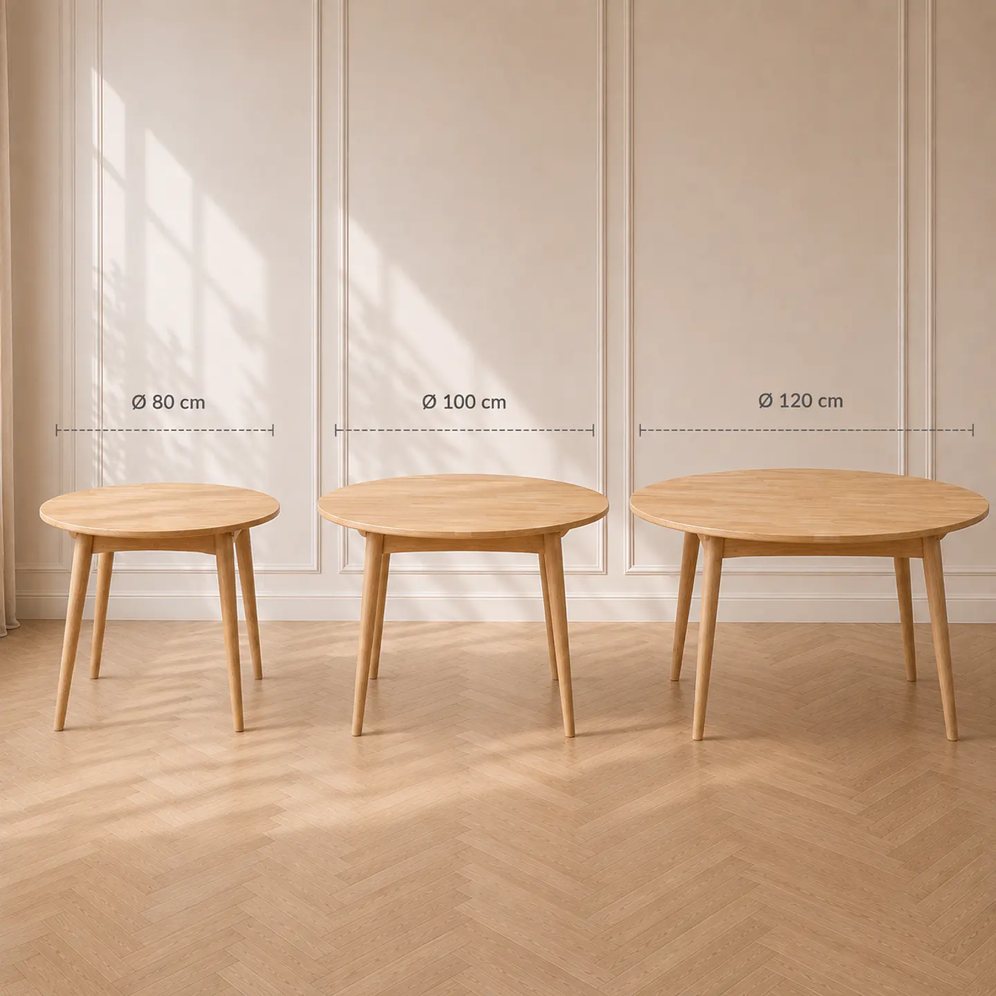 Mesa Redonda Vema MDF Negro Black- comedor restaurant cafeteria reunion 4