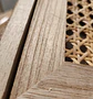 Velador Auxiliar Siena Rattan Madera natural liviana rustica con cesta-Dormitorio Living  - Miniatura 4