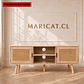 Rack Tv Olen MDF Rattan 2 puertas- TV  - Miniatura 1