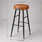 Pack 2 Taburetes Lej Ecocuero con estructura de metal- Bar Cocina Isla - Miniatura 3