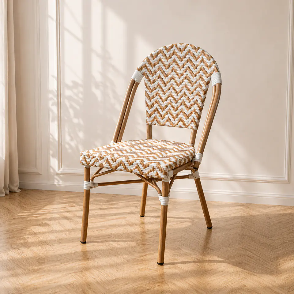 Silla Parisina Lyon Beige-Comedor terraza restaurant cafeteria 1