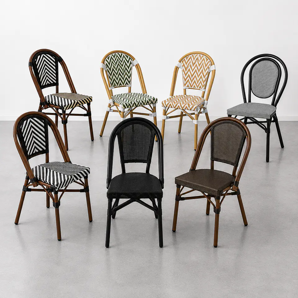 Silla Parisina Marsella- Comedor terraza restaurant cafeteria 3