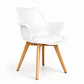 Butaca Eames Tulip Acolchada con Base de Madera - Miniatura 3